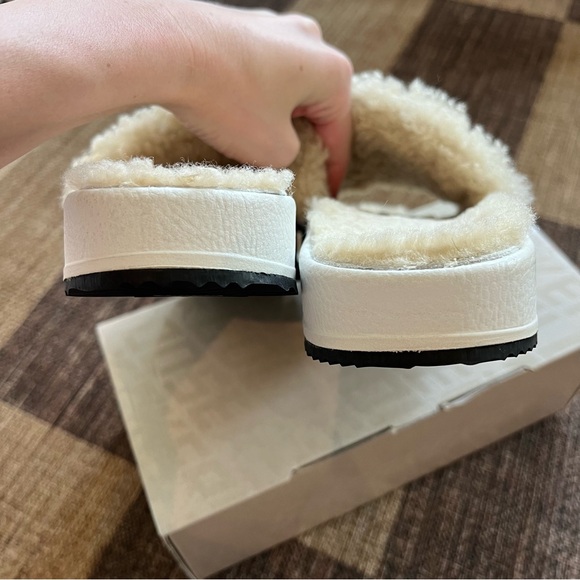 Golden goose Poolstar Genuine Shearling & Glitter Slide Sandal - Picture 4 of 12